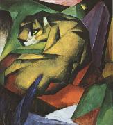 Franz Marc The Tiger (mk34) oil on canvas